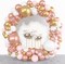 153pcs Rose Gold Balloon Garland Arch Kit, Different Sizes 18 12 10 5 inch Pink White Gold Latex Metallic Confetti Balloons
